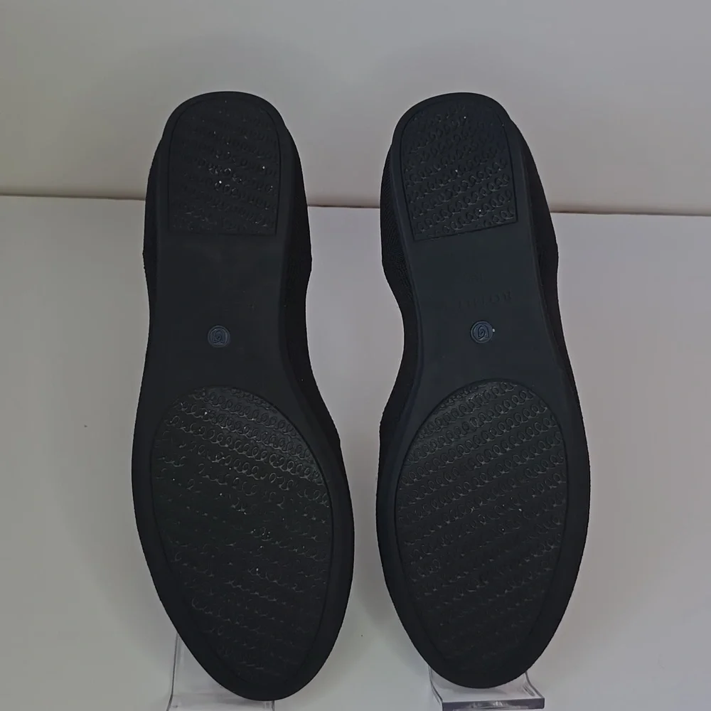 Rothy's The Loafer Black Round Toe Slip-On Flat Loafers - Picture 10 of 13